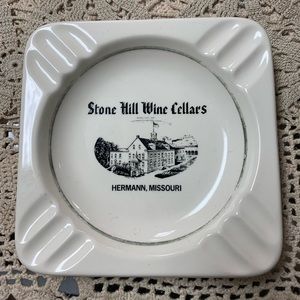 Ashtray  from the Stone Hill Wine Cellars in Hermann, MO